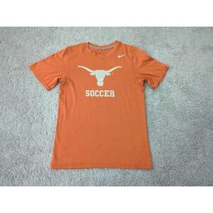 Texas Longhorns T‎ Shirt Mens S Short Sleeve NCAA Nike Dri-Fit Orange